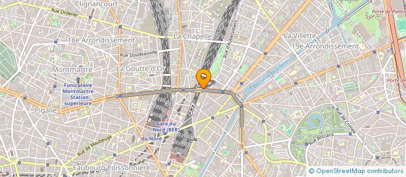 localisation de l'entreprise LMNP GLERANT/HOULBERT  PARIS