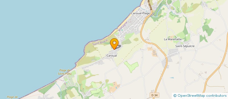 localisation de l'entreprise LMNP GODISSART  ERQUY