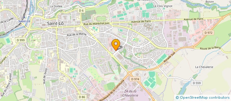 localisation de l'entreprise LMNP GOETHALS  SAINT-LO