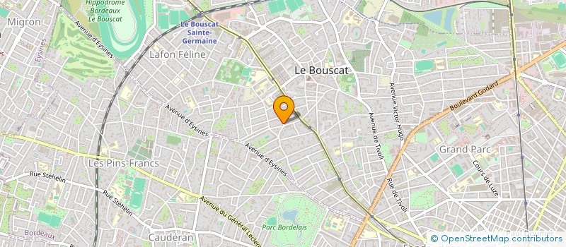 localisation de l'entreprise LMNP GOLFIER-THOMAS  LE BOUSCAT