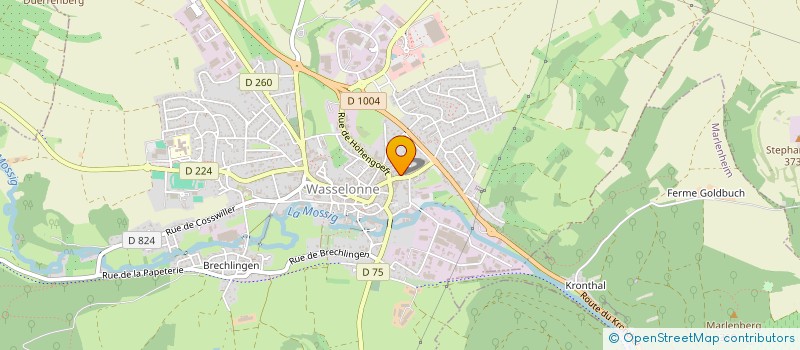 localisation de l'entreprise LMNP.GOMIMBAULXSCHMITT  WASSELONNE