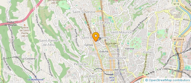 localisation de l'entreprise LMNP GOURIRANE - AOUSTIN à NICE