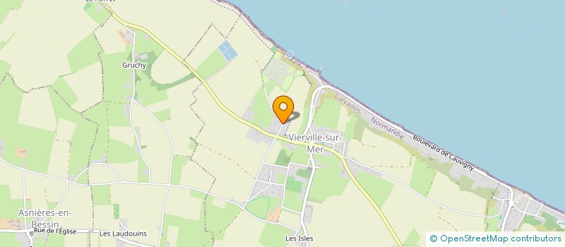 localisation de l'entreprise LMNP GOURRET  VIERVILLE-SUR-MER