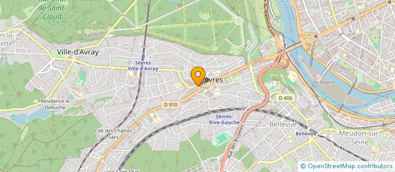 localisation de l'entreprise LMNP GRANDE RUE à SEVRES