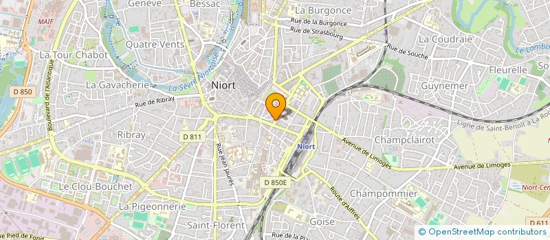 localisation de l'entreprise LMNP GRAYON FRADE à NIORT