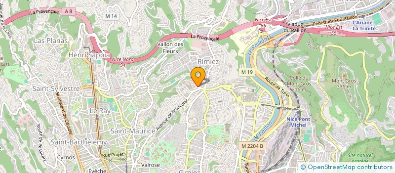 localisation de l'entreprise LMNP GRECH à NICE