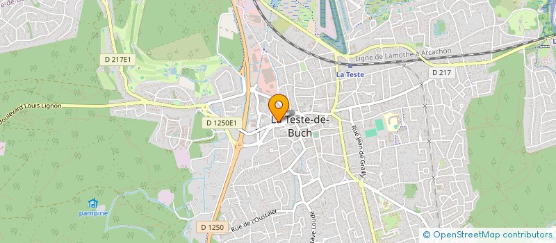 localisation de l'entreprise LMNP GRESLON à LA TESTE-DE-BUCH