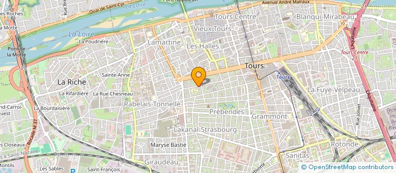 localisation de l'entreprise LMNP GRUENER  TOURS