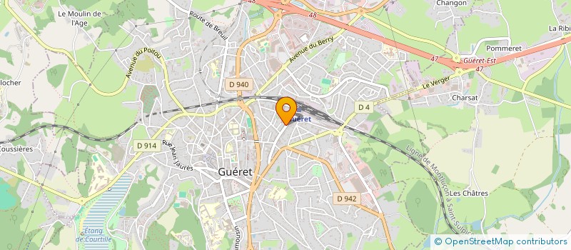 localisation de l'entreprise LMNP GUERET ATSINOVA ET GUILLEMINOT  GUERET