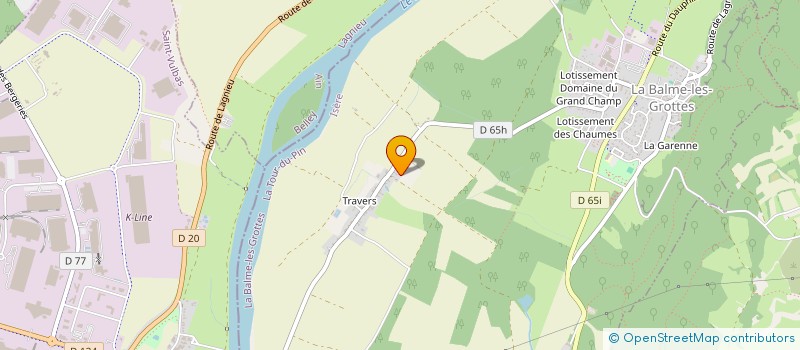 localisation de l'entreprise LMNP GUEUHERIAN-LEJEUNE  LA BALME-LES-GROTTES