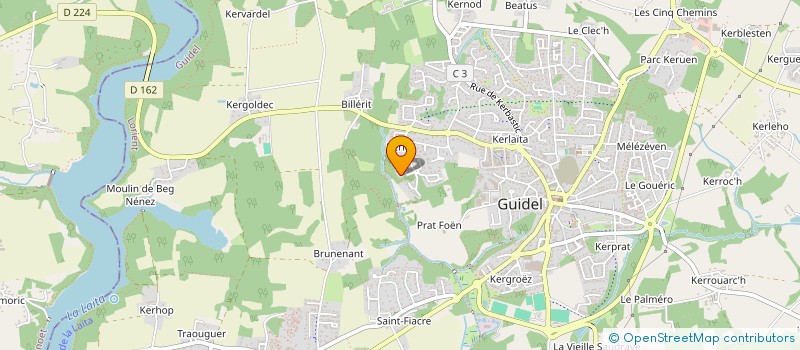 localisation de l'entreprise LMNP GUIDEL  GUIDEL