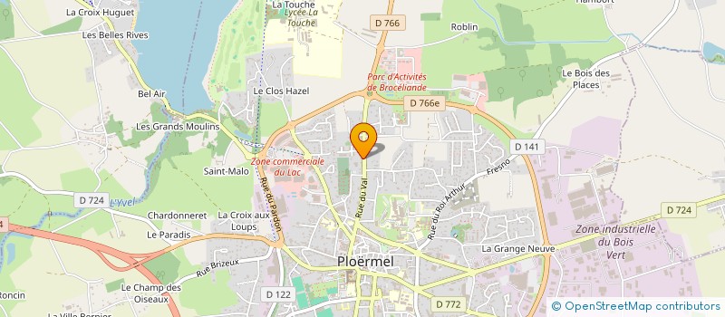 localisation de l'entreprise LMNP GUMIAUX  PLOERMEL