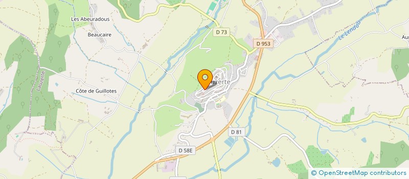 localisation de l'entreprise LMNP GUYAU  LAUZERTE