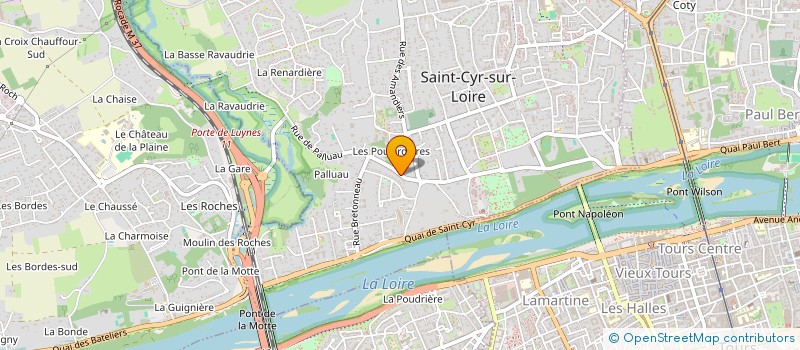 localisation de l'entreprise LMNP GV  SAINT-CYR-SUR-LOIRE