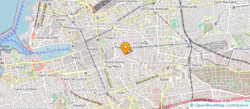 localisation de l'entreprise LMNP HANS  MARSEILLE