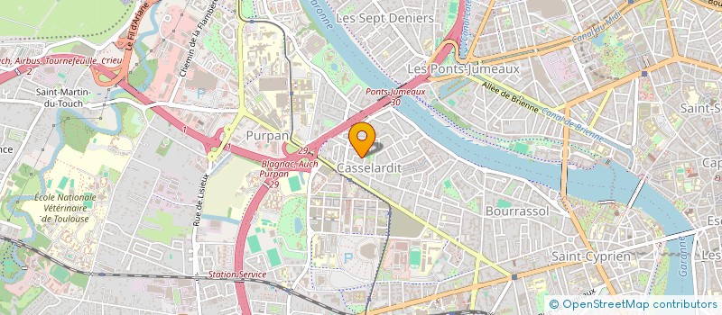 localisation de l'entreprise LMNP HENRI AUDOUIN à TOULOUSE