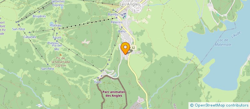 localisation de l'entreprise LMNP HENRIC LADRAT  LES ANGLES