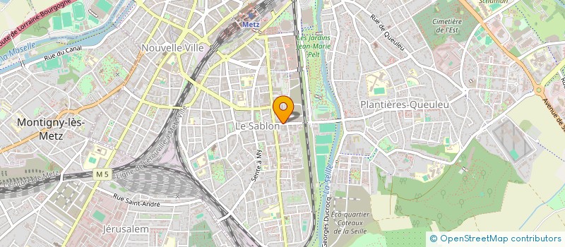 localisation de l'entreprise LMNP HERRY/PAPI  METZ