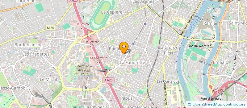 localisation de l'entreprise LMNP HIERNAUX à TOULOUSE