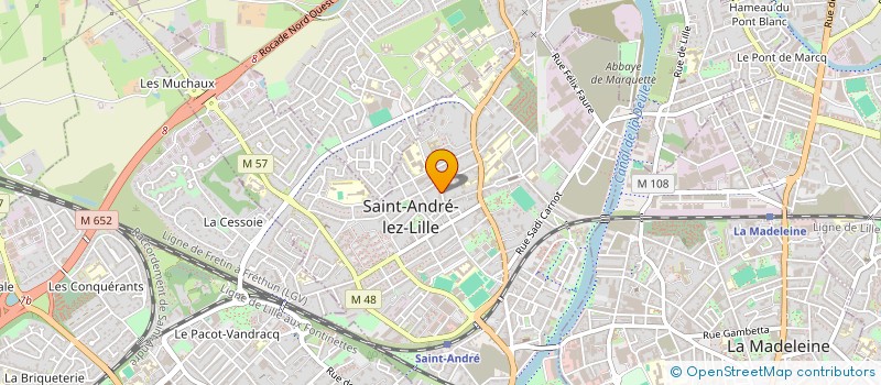 localisation de l'entreprise LMNP HOLUIGUE ROUZE  SAINT-ANDRE-LEZ-LILLE