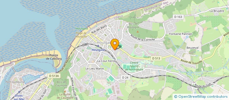 localisation de l'entreprise LMNP HOULGATE  HOULGATE