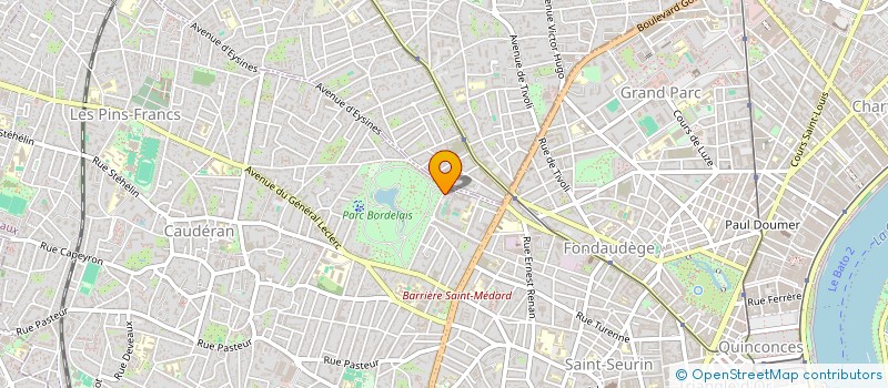 localisation de l'entreprise LMNP - HUGUES ET LUCIE DE ROQUEFEUIL  BORDEAUX