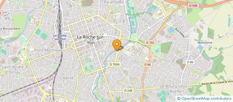 localisation de l'entreprise LMNP IND COUVRATDESV/BODE  LA ROCHE-SUR-YON