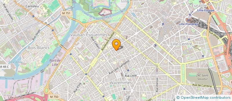 localisation de l'entreprise LMNP IND. WAGRET - DUHEM à LILLE