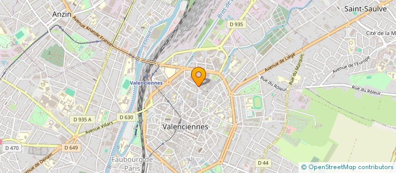 localisation de l'entreprise LMNP INDIV BLIN  VALENCIENNES