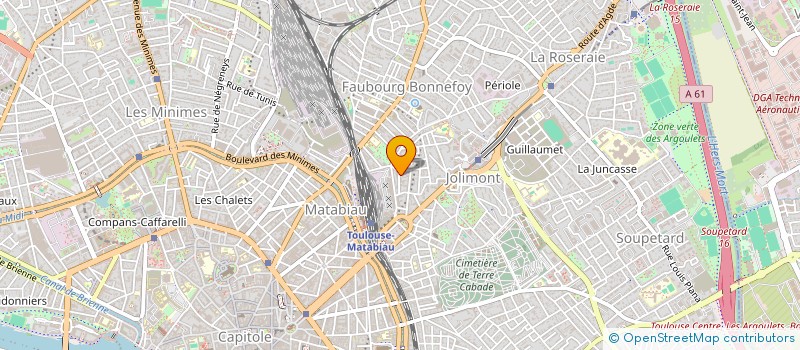 localisation de l'entreprise LMNP INDIV ROZES AGUILAR à TOULOUSE