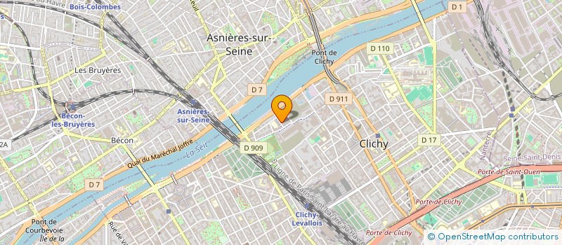 localisation de l'entreprise LMNP INDIVIDION MAMOU à CLICHY