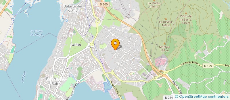 localisation de l'entreprise LMNP INDIVISION AIME  BALARUC-LES-BAINS