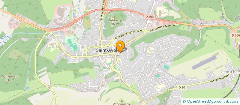 localisation de l'entreprise LMNP INDIVISION BARTKOWIAK COGHE  SAINT-AVOLD