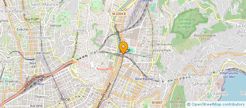 localisation de l'entreprise LMNP INDIVISION BAUD VALENCY à NICE