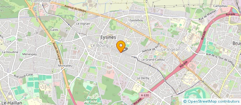 localisation de l'entreprise LMNP INDIVISION BAUDON  EYSINES