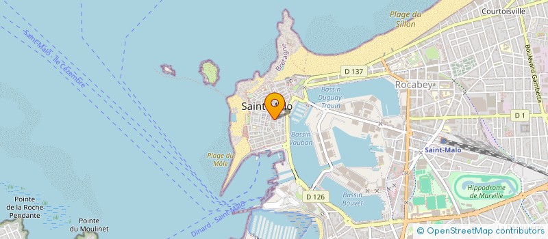 localisation de l'entreprise LMNP INDIVISION BEAUDOUIN COQUUNOT  SAINT-MALO