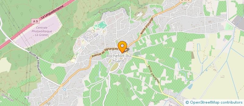 localisation de l'entreprise LMNP INDIVISION BEAUVOIS MARTIN  ROCHEFORT-DU-GARD