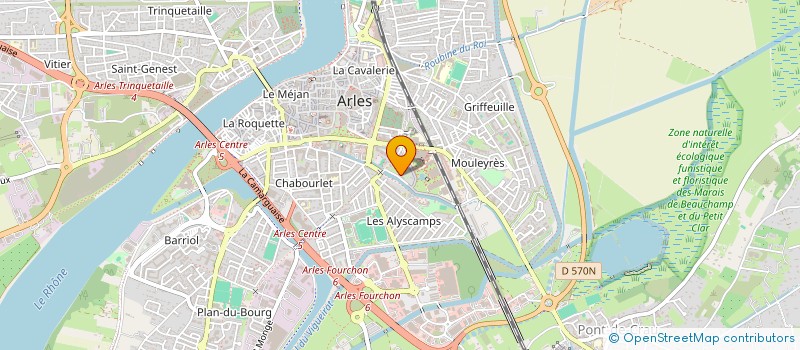 localisation de l'entreprise LMNP INDIVISION BERNARD  ARLES