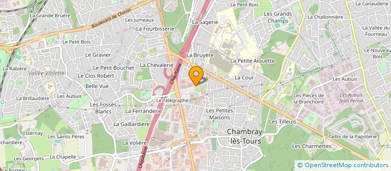 localisation de l'entreprise LMNP INDIVISION BLIN OLIVIER ET CHRISTINE  CHAMBRAY-LES-TOURS