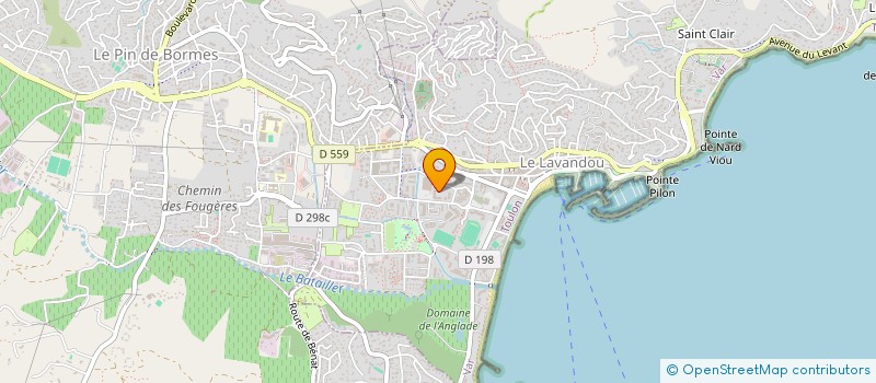 localisation de l'entreprise LMNP INDIVISION BORDEL à LE LAVANDOU