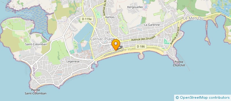 localisation de l'entreprise LMNP INDIVISION BOURLES  CARNAC