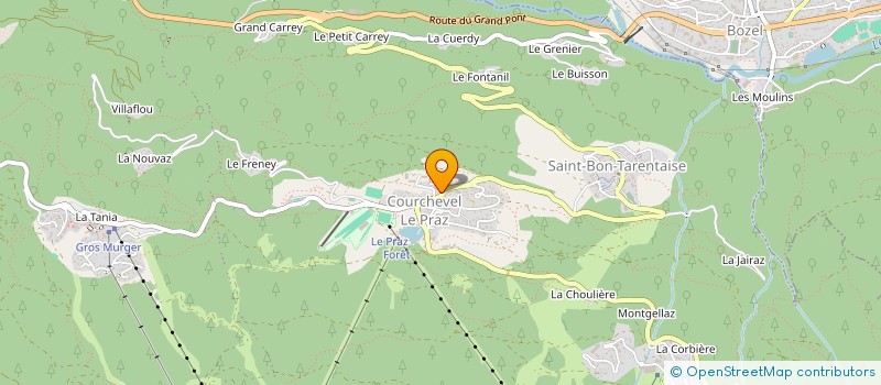 localisation de l'entreprise LMNP INDIVISION BRES à COURCHEVEL