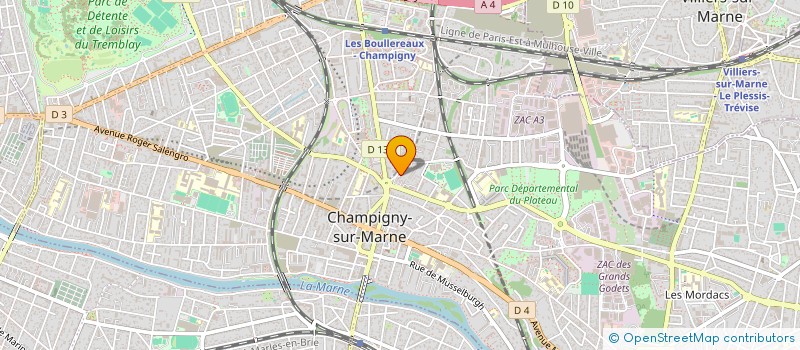 localisation de l'entreprise LMNP INDIVISION CARMARAN à CHAMPIGNY-SUR-MARNE