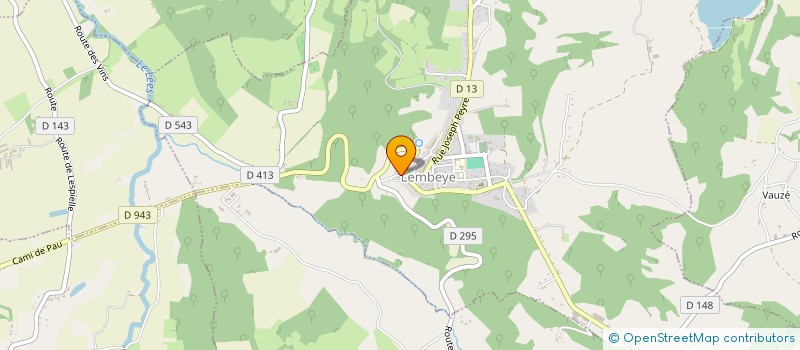 localisation de l'entreprise LMNP INDIVISION CAUCHOIS RUFFET  LEMBEYE