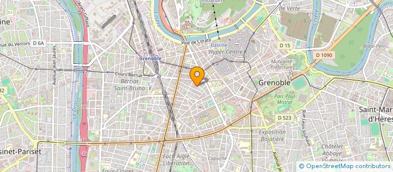 localisation de l'entreprise LMNP INDIVISION CHABAL-LHOTE  GRENOBLE