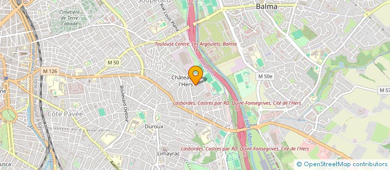 localisation de l'entreprise LMNP INDIVISION CHRISTOPHE PRAT-NATHALIE PRAT  TOULOUSE