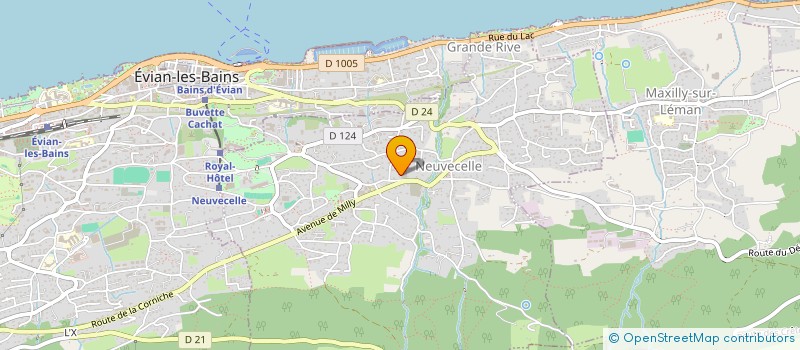 localisation de l'entreprise LMNP INDIVISION CLOT  NEUVECELLE