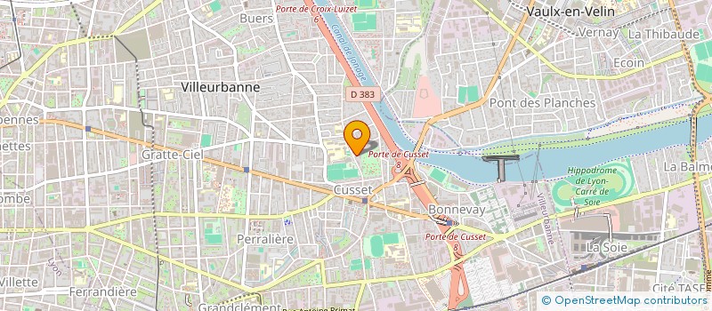 localisation de l'entreprise LMNP INDIVISION EYMARD-VEY  VILLEURBANNE