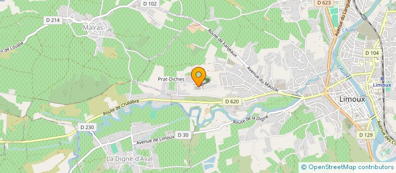 localisation de l'entreprise LMNP INDIVISION GAYRAUD à LIMOUX