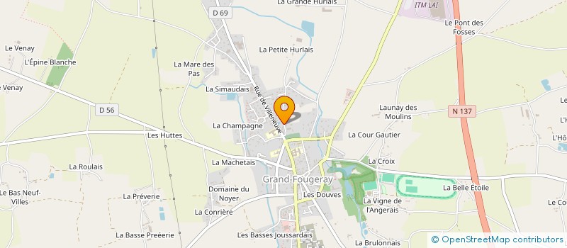 localisation de l'entreprise LMNP INDIVISION GUIHEUX-GRANDHOMME  GRAND-FOUGERAY